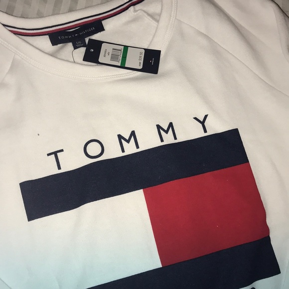 TH Tommy Hilfiger colorblock sweatshirt sweater - Picture 6 of 7